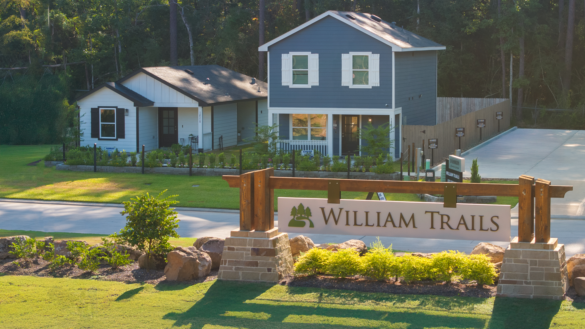 William Trails community in Willis TX with trails, playgrounds, and affordable homes